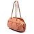 Chanel Chic Quilt Bowling Bag aus irisierendem gestepptem Kalbsleder in Orange Angeln - view 2