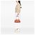 Chanel Chic Quilt Bowling Bag aus irisierendem gestepptem Kalbsleder in Orange Angeln - view 6