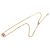 Collana Dior Gold Plated Strass CD Logo Pendant D'oro