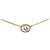 Collana Dior Gold Plated Strass CD Logo Pendant D'oro - vista 2