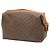 Céline Neceser Celine Brown Macadam Coated Canvas Castaño - vista 2