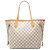 Louis Vuitton White Damier Azur Neverfull MM Bianco