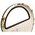 Bolso redondo Gucci de lona GG beige con banda Web y Flora - vista 6