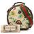 Bolso redondo Gucci de lona GG beige con banda Web y Flora - vista 8