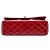 Chanel Red Jumbo Classic Patent Double Flap Rosso - vista 3