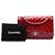 Chanel Red Jumbo Classic Patent Double Flap Rosso - vista 7