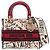 Dior White DiorAmour Medium Embroidered Canvas Graffiti Lady D Lite Bianco
