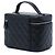 Borsa Vanity Chanel in pelle d'agnello matelassé nera con logo CC Nero - vista 2