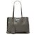 Tote Prada in vitello Glace Grigio Etiquette Marrone Grigio antracite