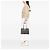 Tote Prada in vitello Glace Grigio Etiquette Marrone Grigio antracite - vista 6