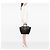 Céline Celine Mini Luggage Tote in pelle di vitello nera Nero Rosso - vista 6