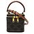 Céline Celine Mini Triomphe Vanity Case en toile enduite marron Marron foncé