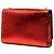 Saint Laurent Red Small Metallic Calfskin Monogram Kate Crossbody Rosso - vista 2