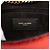 Saint Laurent Red Small Metallic Calfskin Monogram Kate Crossbody Rosso - vista 5