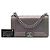 Chanel Gray Old Medium Iridescent Patent Boy Reverso Flap Marrone - vista 7