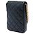 Chanel Reissue 2.55 Handyhalter aus schwarzem gestepptem Kalbsleder mit Kette - Ansicht 2