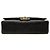 Chanel Black Medium Classic Lambskin Double Flap Nero - vista 3