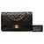 Chanel Black Medium Classic Lambskin Double Flap Nero - vista 7