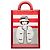 Borsa Tote Verticale Chanel Red Choco Bar Patent Coco Mademoiselle Rosso
