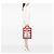 Borsa Tote Verticale Chanel Red Choco Bar Patent Coco Mademoiselle Rosso - vista 6