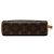Louis Vuitton Brown Monogram Recital Marrone - vista 3