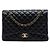 Chanel Black Maxi Classic Lambskin Double Flap Nero