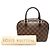 Louis Vuitton Brown Damier Ebene Mini Sarria Marrone - vista 7