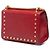 Padlock Gucci Borsa Crossbody in pelle rossa Small con perle e chiusura a lucchetto Rosso - vista 2