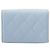 Cartera de solapa Chanel Blue CC Quilted Caviar Azul Azul claro - vista 2