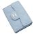 Cartera de solapa Chanel Blue CC Quilted Caviar Azul Azul claro - vista 3