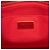 Borsa Tote Prada in tela Canapa rossa con logo Rosso - vista 5