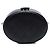 Clutch Vanity redonda Chanel em pele de cordeiro acolchoada preta com corrente CC Preto - vista 3