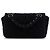 Chanel Black CC Quilted Terry Cloth Flap Nero
