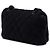 Chanel Black CC Quilted Terry Cloth Flap Nero - vista 2