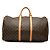 Louis Vuitton Brown Monogram Keepall 55 Marrone