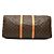 Louis Vuitton Brown Monogram Keepall 55 Marrone - vista 3