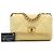 Chanel Yellow Medium Tweed 19 Flap Giallo - vista 6