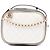 Chanel Vanity Case Small CC Matelassé in Pelle di Vitello Crumpled Bianca Bianco