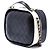 Chanel Vanity Case Small CC Matelassé in Pelle di Vitello Crumpled Bianca Bianco - vista 2