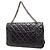Chanel Purple Quilted Aged Calfskin Reissue 2.55 Double Flap 227 Violet Violet foncé - vue 2
