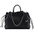 Borsa Louis Vuitton Black Monogram Mahina Bella Tote Nero