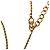 Collana Dior Gold Plated con pendente rotondo logo smaltato D'oro - vista 4