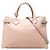 Borsa Satchel Banner Burberry in pelle rosa Medium e House Check