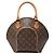 Louis Vuitton Brown Monogram Ellipse PM Marrone
