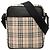 Borsa a tracolla Burberry Beige House Check Canvas