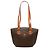 Céline Celine Brown Macadam Coated Canvas Tote Braun