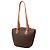 Céline Celine Brown Macadam Coated Canvas Tote Braun - Ansicht 2