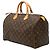 Louis Vuitton Brown Monogram Speedy 35 Marrone - vista 2