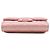 Chanel Pink CC gesteppter Iridescent Caviar Kartenhalter mit Kette - Ansicht 3