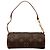 Louis Vuitton Brown Monogram Papillon Pochette Marrone